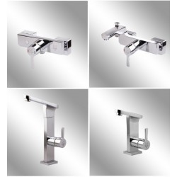 Complete set of Amola faucets