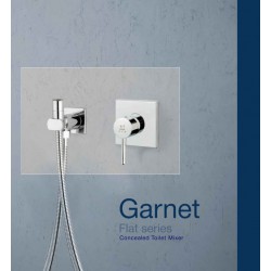 Garnet built-in toilet faucet, flat model